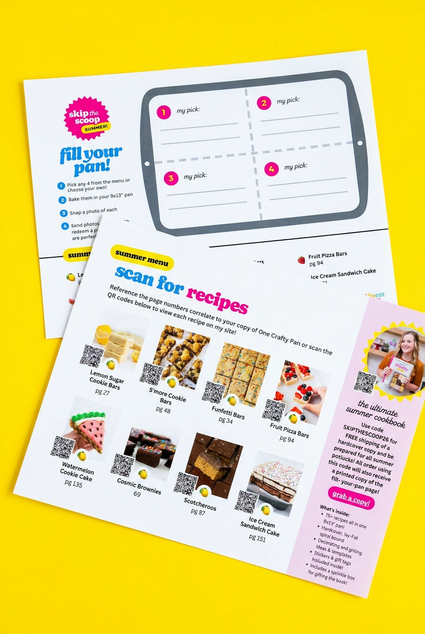 Free Printable Skip the Scoop Chart
