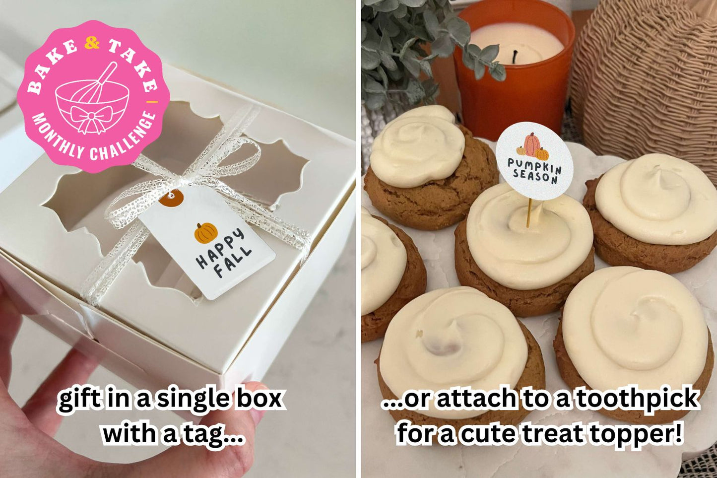 Fall Printable Treat Tags & Toppers