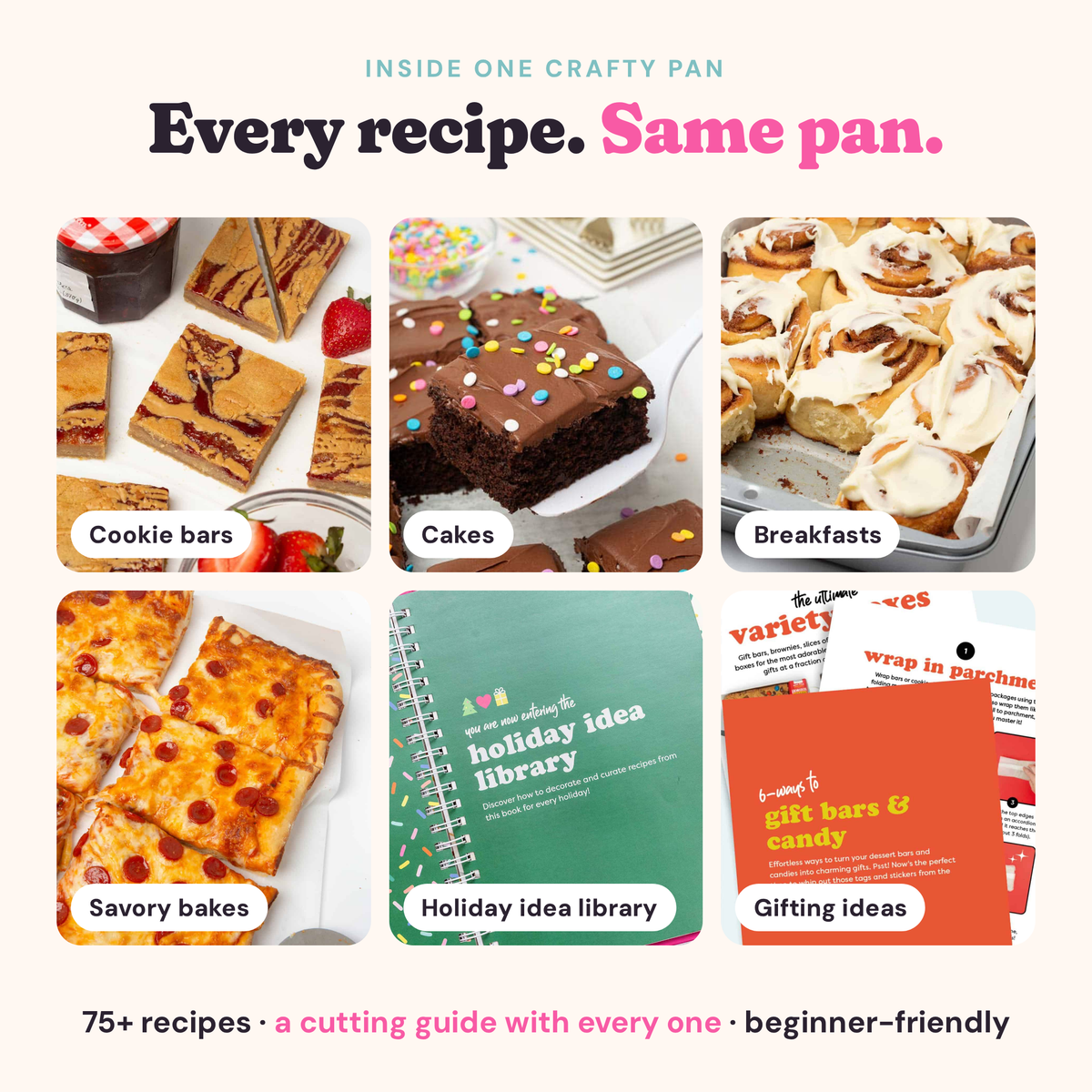 "One Crafty Pan" Bake Book (FREE shipping!)