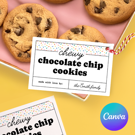 Bake Sale Tags (Editable Canva Template)