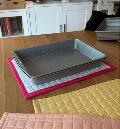 Oversized Quilted Sprinkle Hot Pad