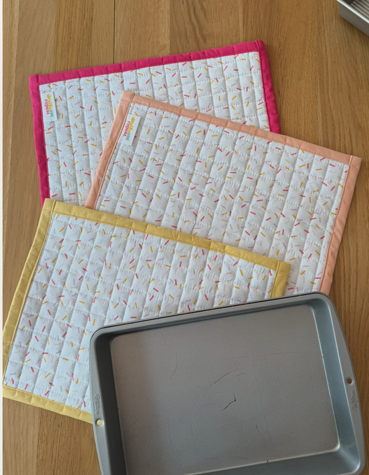 Oversized Quilted Sprinkle Hot Pad