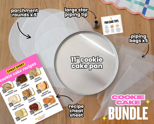 Cookie Cake Pan Bundle (FREE shipping with code GIANTCOOKIE)